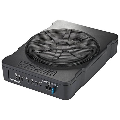 Kicker 46HS10 Hideaway Series 10" Compact Powered Subwoofer with 180-Watt Amp