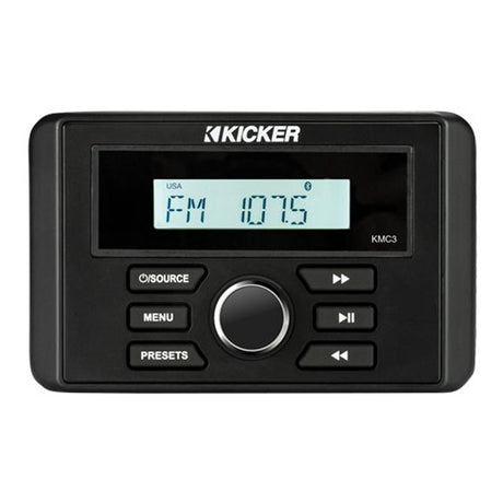 Kicker 46KMC3 Weather-Resistant Marine Digital Media Receiver