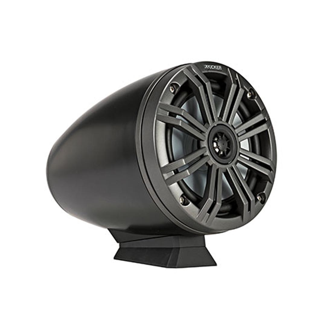 Kicker 46KMFC65 6.5" Coaxial Tower Marine Speakers – Charcoal Black