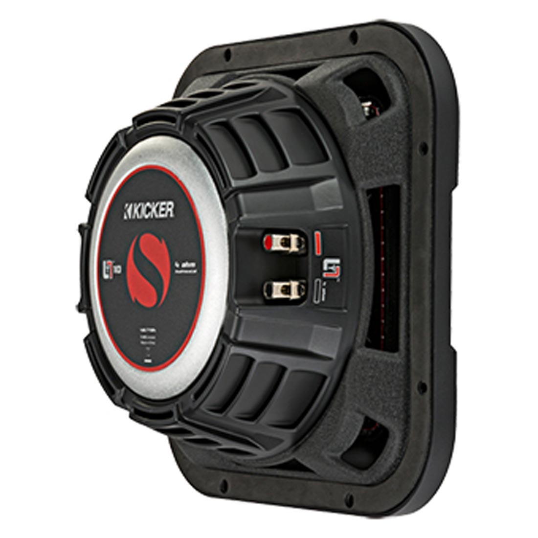 Kicker 46L7T104 Solo-Baric L7T Series Shallow-Mount 10" 4-Ohm DVC Subwoofer