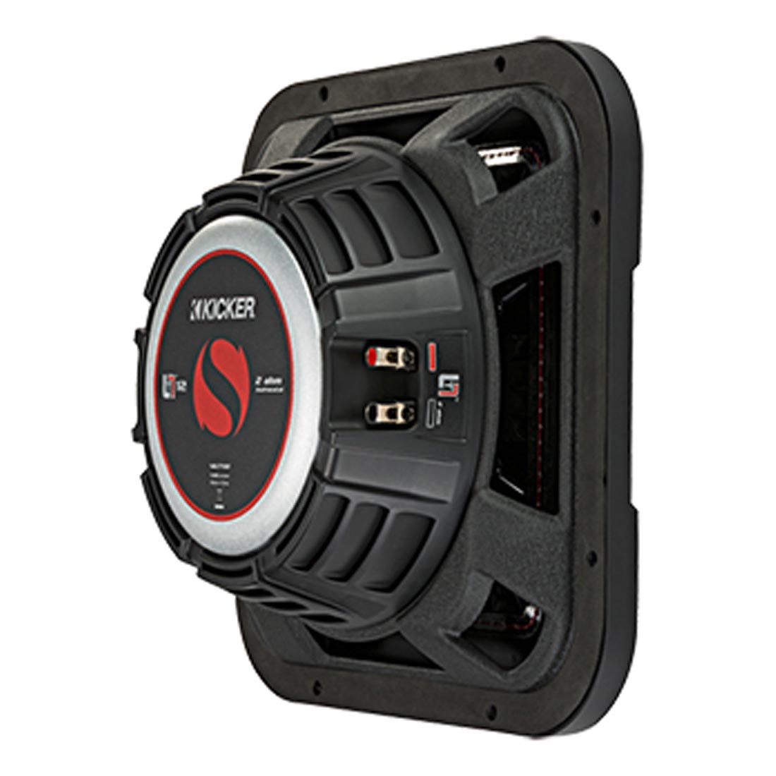 Kicker 46L7T122 Solo-Baric L7T Series Shallow-Mount 12" 2-Ohm DVC Subwoofer