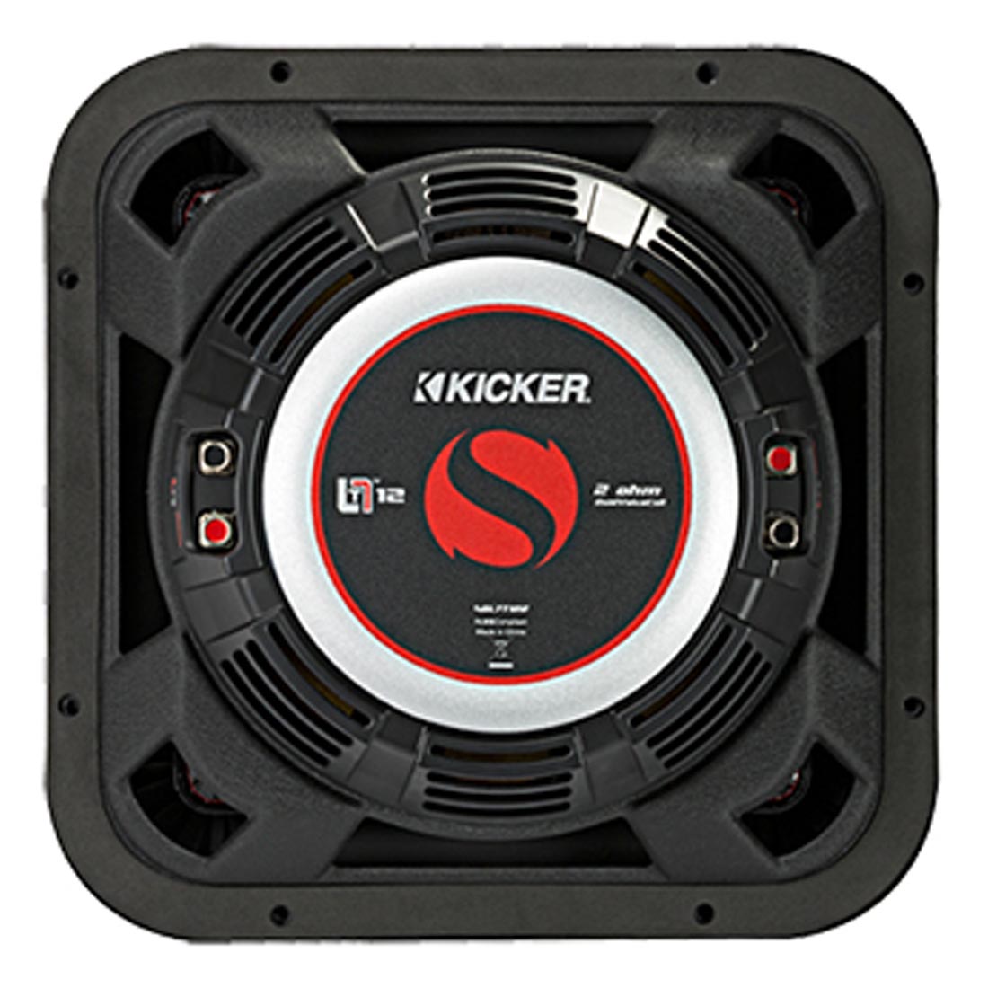 Kicker 46L7T124 Solo-Baric L7T Series Shallow-Mount 12" 4-Ohm DVC Subwoofer