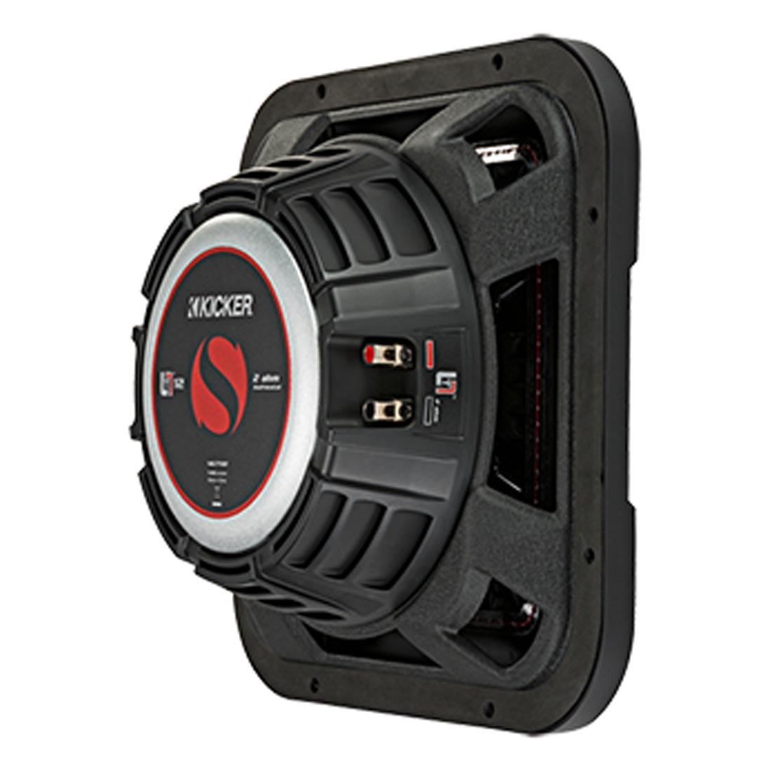 Kicker 46L7T124 Solo-Baric L7T Series Shallow-Mount 12" 4-Ohm DVC Subwoofer