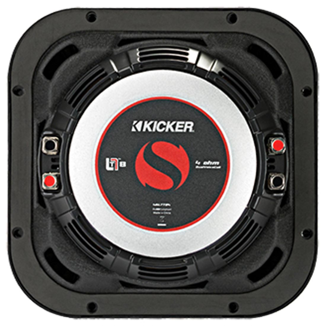 Kicker 46L7T82 Solo-Baric L7T Series Shallow-Mount 8" 2-Ohm DVC Subwoofer