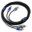 Kicker 46QI26 Q-Series Interconnect, 2-Channel RCA Signal Cable - 6 Meters