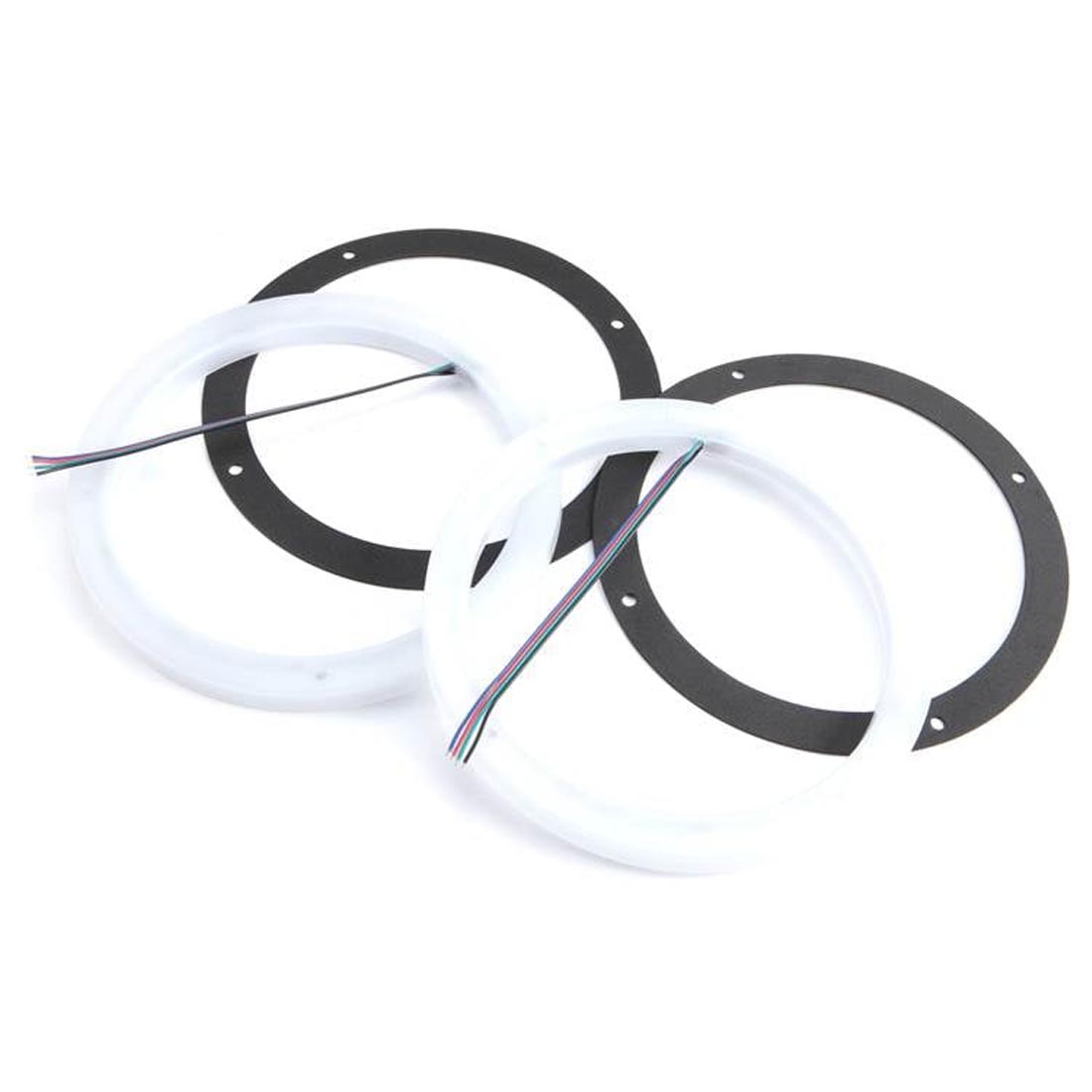 Kicker 47KLSR8 8″ LED Light Marine Speaker Rings