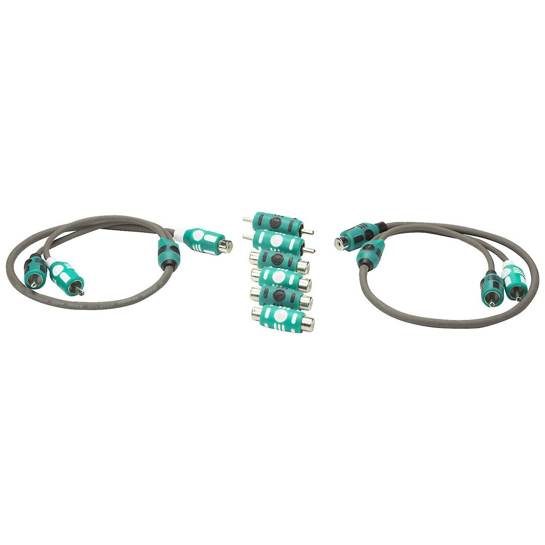 Kicker 47KMIY Marine Series RCA Y-Adapter Interconnect with Female Adapters