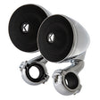 Kicker 47PSM34 3" Enclosed Mountable 4-Ohm Speaker Pods - Chrome