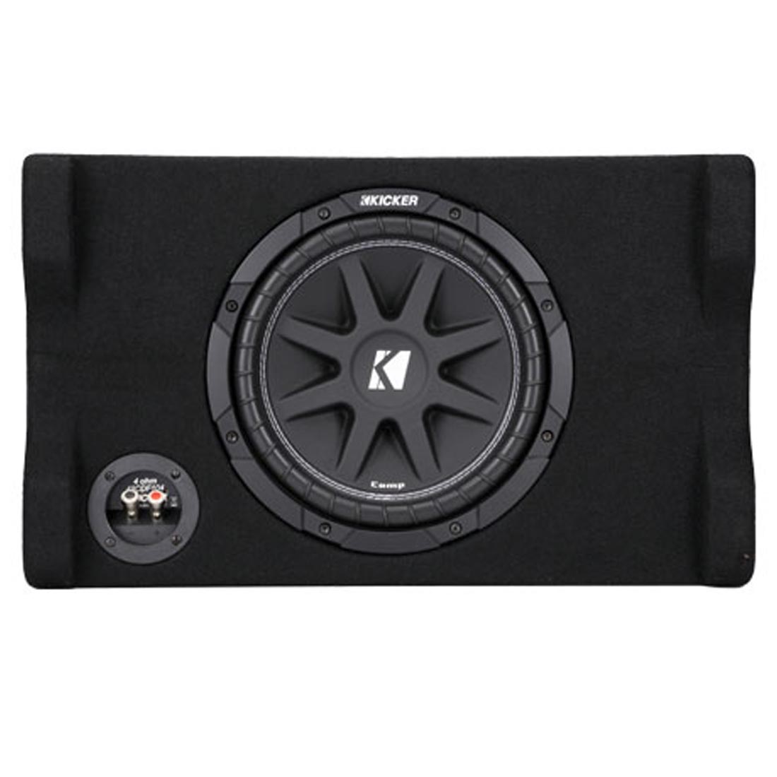 Kicker 48CDF104 Comp Series 10" 4-Ohm Sealed Downward-Firing Loaded Subwoofer Enclosure