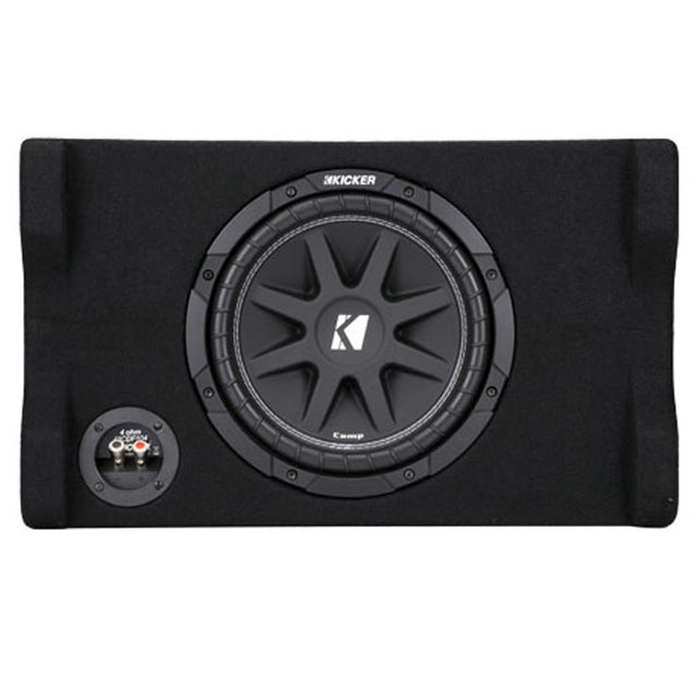 Kicker 48CDF104 Comp Series 10" 4-Ohm Sealed Downward-Firing Loaded Subwoofer Enclosure