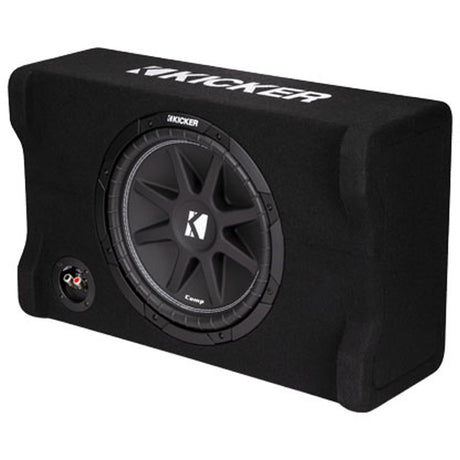 Kicker 48CDF124 Comp Series 12" 4-Ohm Sealed Downward-Firing Loaded Subwoofer Enclosure