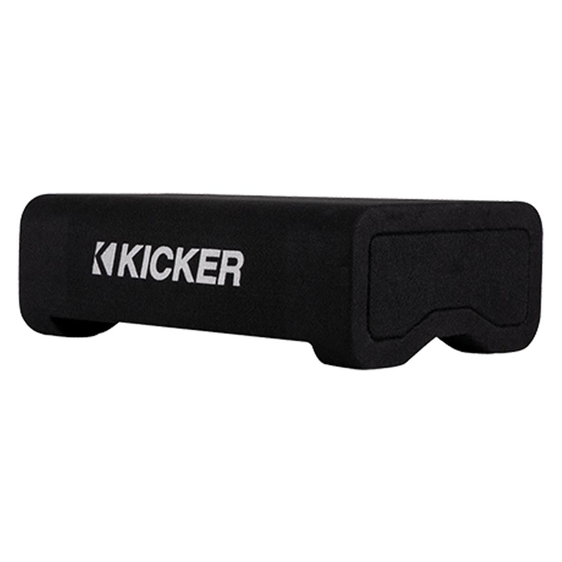 Kicker 48CVTDF102 Sealed Downward-Firing Enclosure with 10" 2-Ohm Shallow-Mount Subwoofer