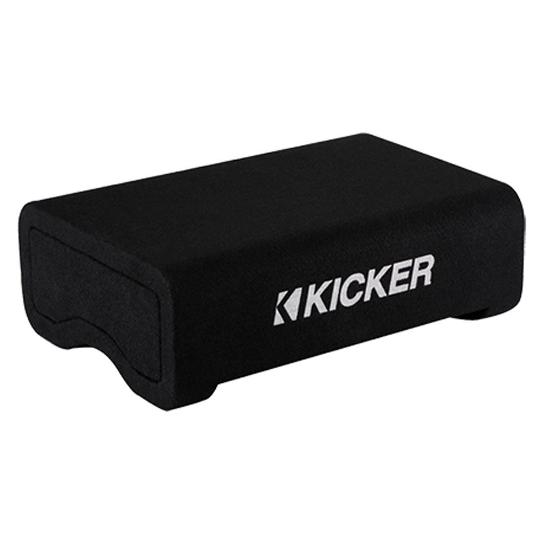 Kicker 48CVTDF102 Sealed Downward-Firing Enclosure with 10" 2-Ohm Shallow-Mount Subwoofer