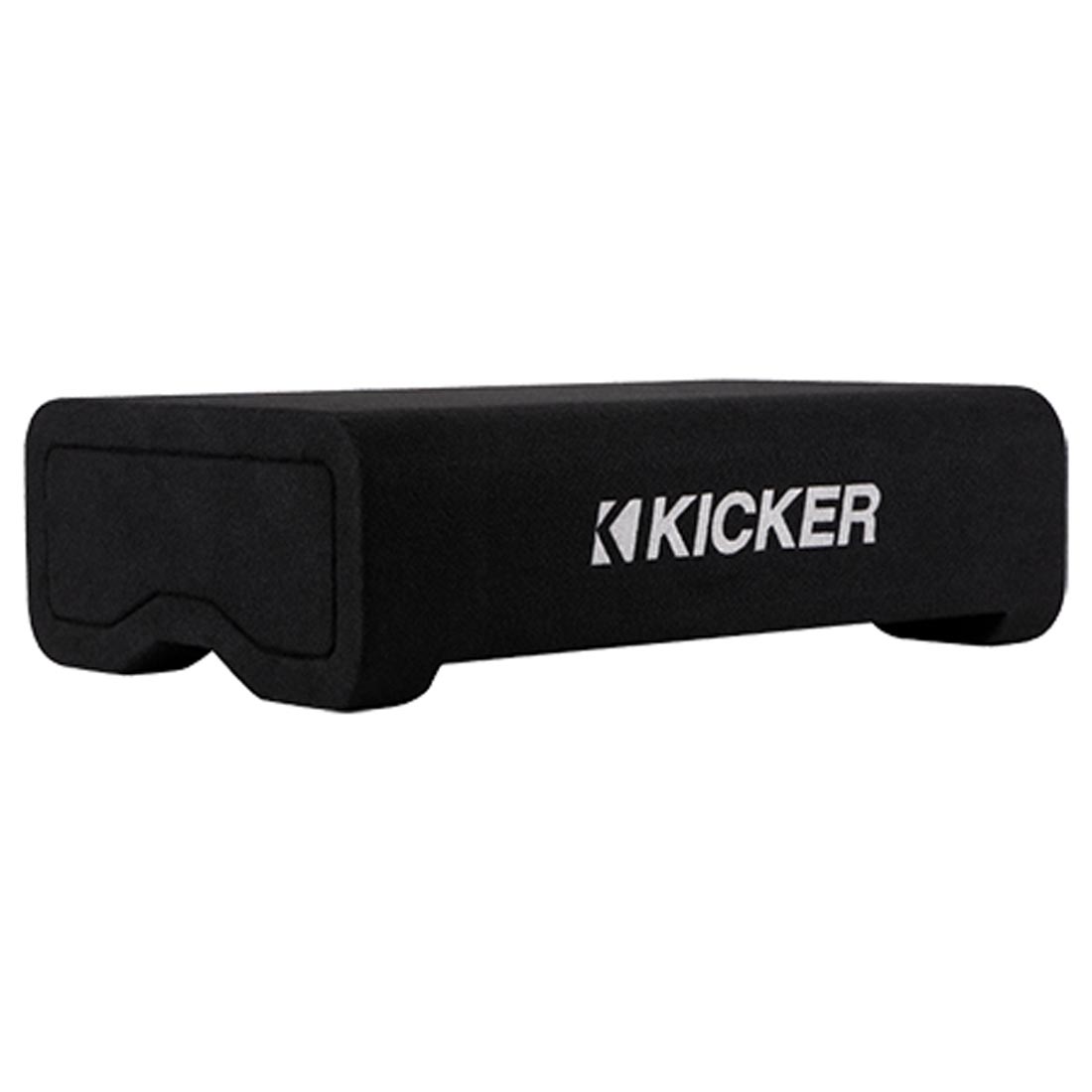 Kicker 48CVTDF122 Sealed Downward-Firing Enclosure with 12" 2-Ohm Shallow-Mount Subwoofer