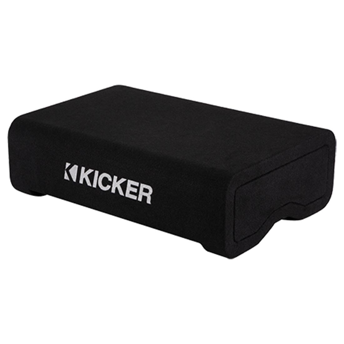 Kicker 48CVTDF122 Sealed Downward-Firing Enclosure with 12" 2-Ohm Shallow-Mount Subwoofer