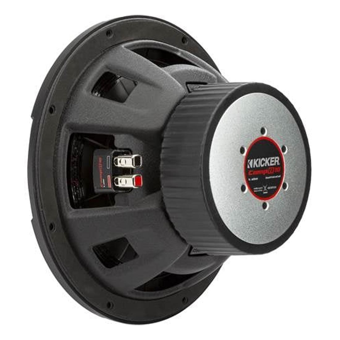 Kicker 48CWR104 CompR Series 10″ 4-Ohm DVC Subwoofer