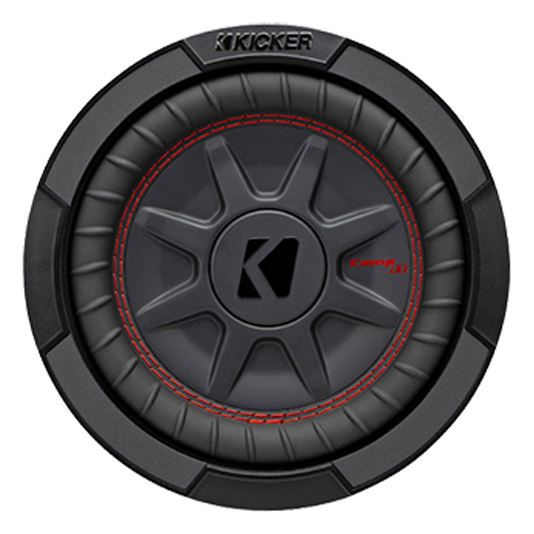 Kicker 48CWRT84 CompRT Series 8" 4-Ohm Shallow-Mount DVC Subwoofer
