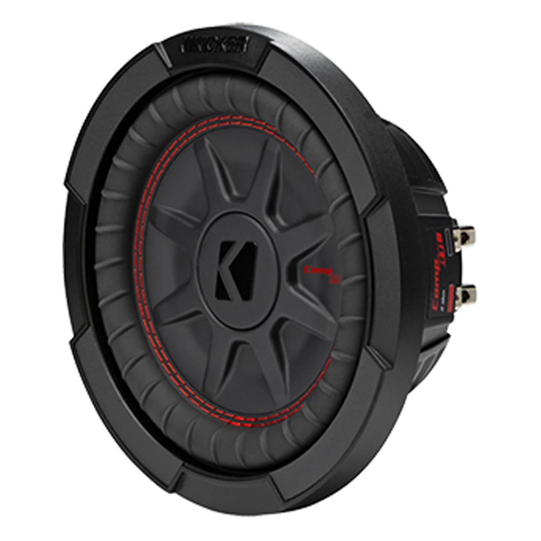 Kicker 48CWRT84 CompRT Series 8" 4-Ohm Shallow-Mount DVC Subwoofer
