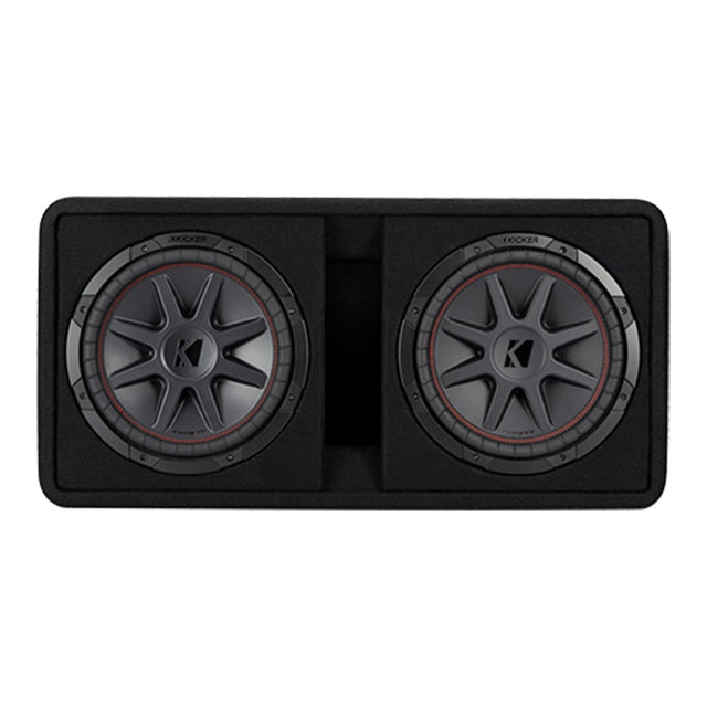 Kicker 48DCVR122 CompVR Loaded Dual 12" Ported Subwoofer Enclosure