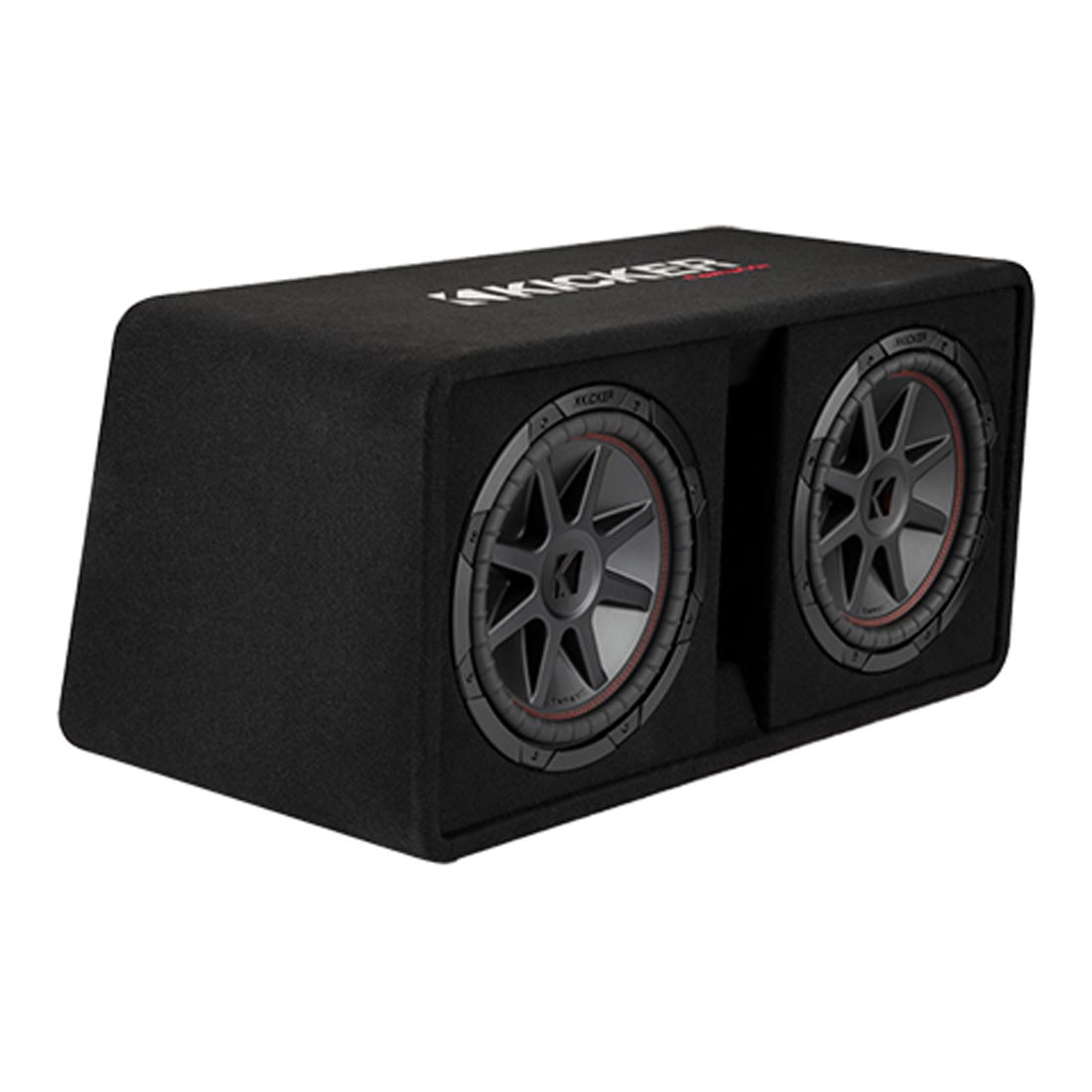 Kicker 48DCVR122 CompVR Loaded Dual 12" Ported Subwoofer Enclosure