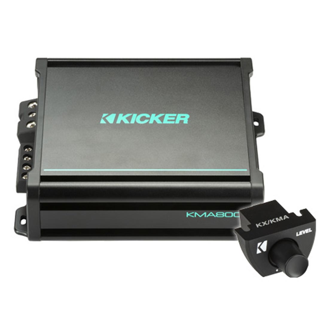 Kicker 48KMA800.1 KMA Series Marine Mono Amplifier — 600 watts RMS x 1 at 2 ohms