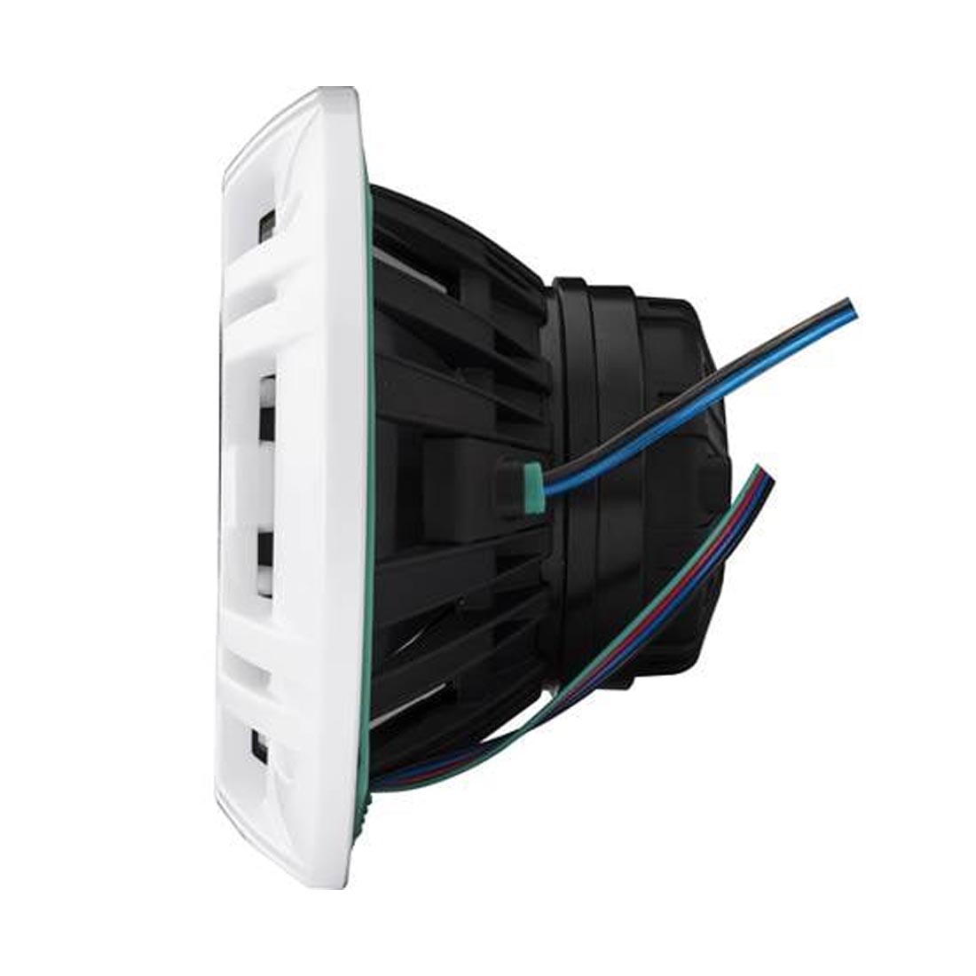 Kicker 48KMXL694 6"x9" Coaxial Marine Speakers with White and Charcoal Grilles