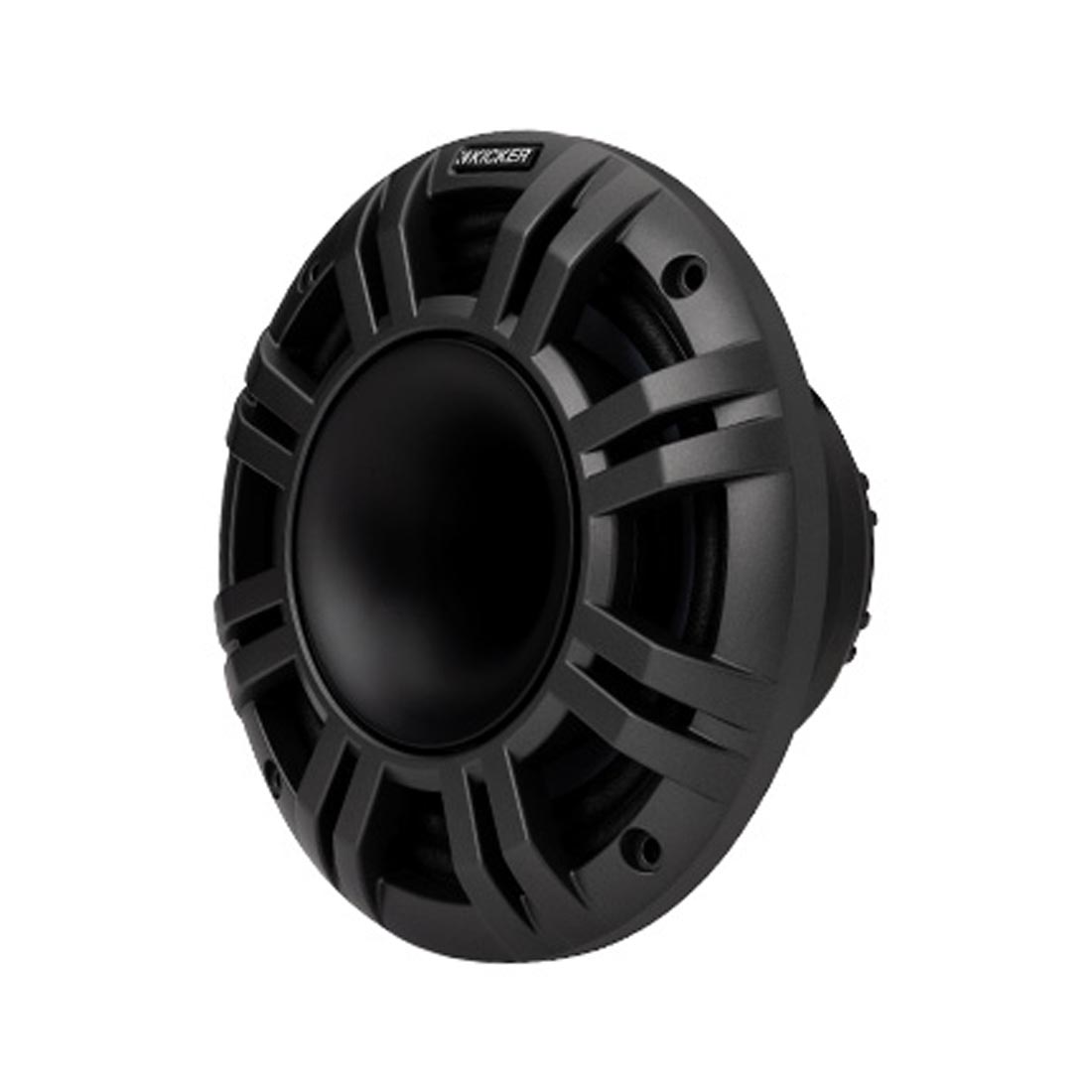 Kicker 48KMXL84 8" Coaxial Marine Speakers with White and Charcoal Grilles