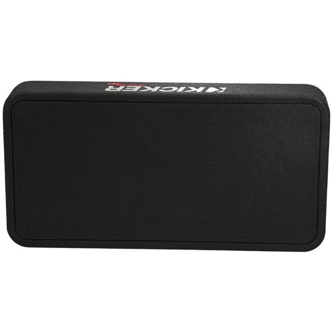 Kicker 48TCWRT102 Truck-Style 2-Ohm Sealed Enclosure with Single 10" CompRT Subwoofer and Passive Radiator