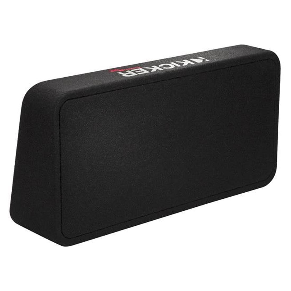 Kicker 48TCWRT102 Truck-Style 2-Ohm Sealed Enclosure with Single 10" CompRT Subwoofer and Passive Radiator