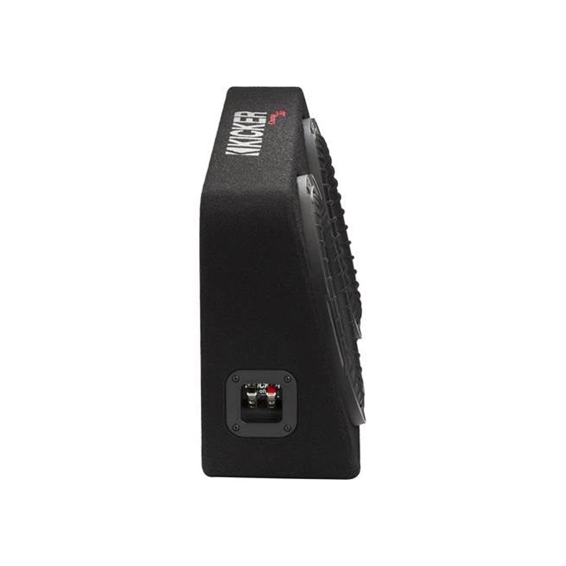Kicker 48TCWRT102 Truck-Style 2-Ohm Sealed Enclosure with Single 10" CompRT Subwoofer and Passive Radiator
