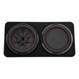 Kicker 48TCWRT122 Truck-Style 2-Ohm Sealed Enclosure with Single 12" CompRT Subwoofer and Passive Radiator