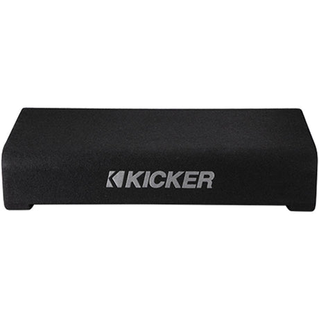 Kicker 48TRTP102 Sealed 2-Ohm Downward-Firing Enclosure with CompRT 10" Shallow-Mount Subwoofer and Passive Radiator