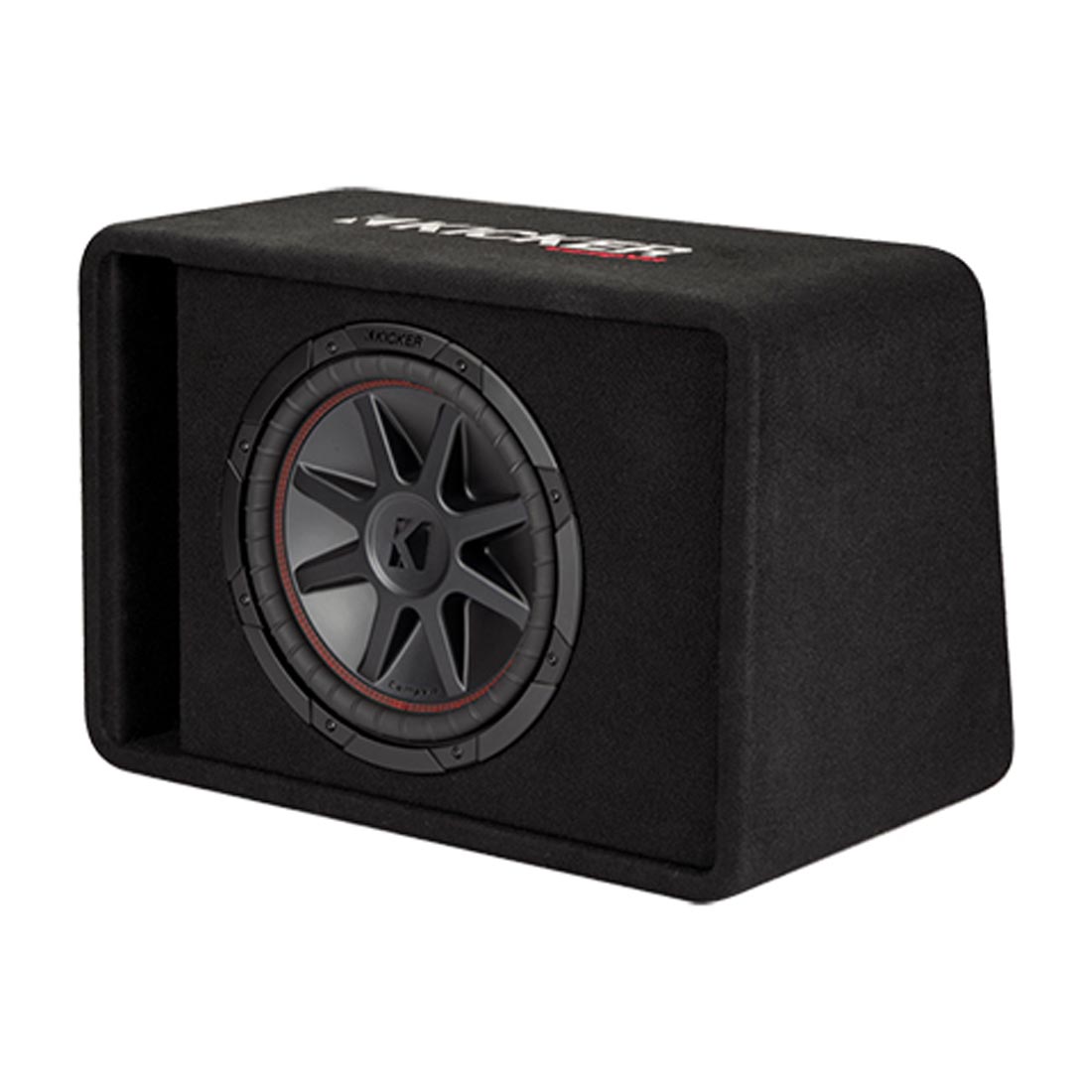 Kicker 48VCVR122 CompVR Single Loaded 12" Ported Subwoofer Enclosure