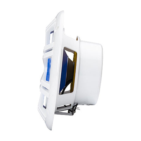 Kicker 49KM604WL 6.5" 2-Way 4-Ohm Marine Blue LED Coaxial Speakers - White