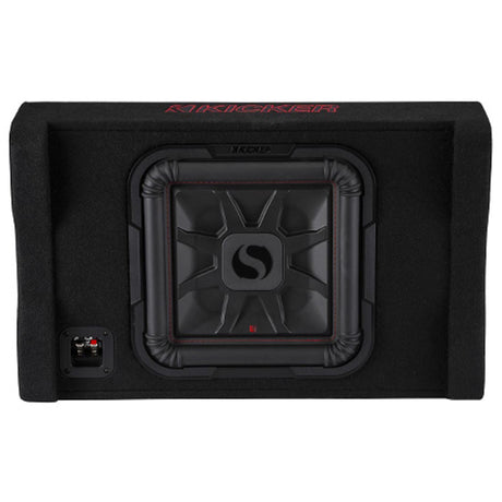 Kicker 49L7TDF122 Sealed Downward-Firing Enclosure with L7T 12" Shallow-Mount Square Subwoofer