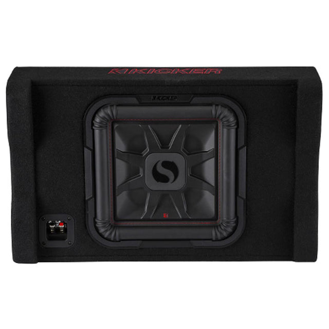Kicker 49L7TDF122 Sealed Downward-Firing Enclosure with L7T 12" Shallow-Mount Square Subwoofer