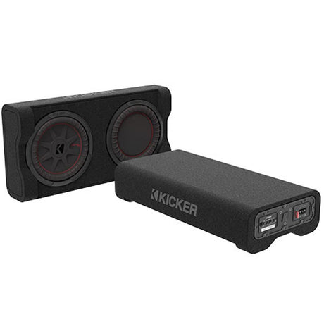 Kicker 49PTRTP10 Compact 10" Down-Firing Powered Loaded Enclosure