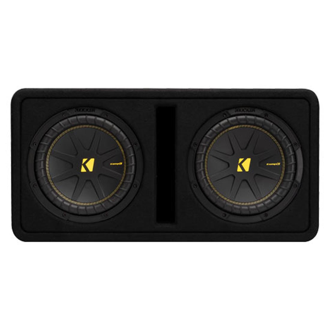 Kicker 50DCWC102 CompC 10" Dual Loaded Subwoofer Enclosure