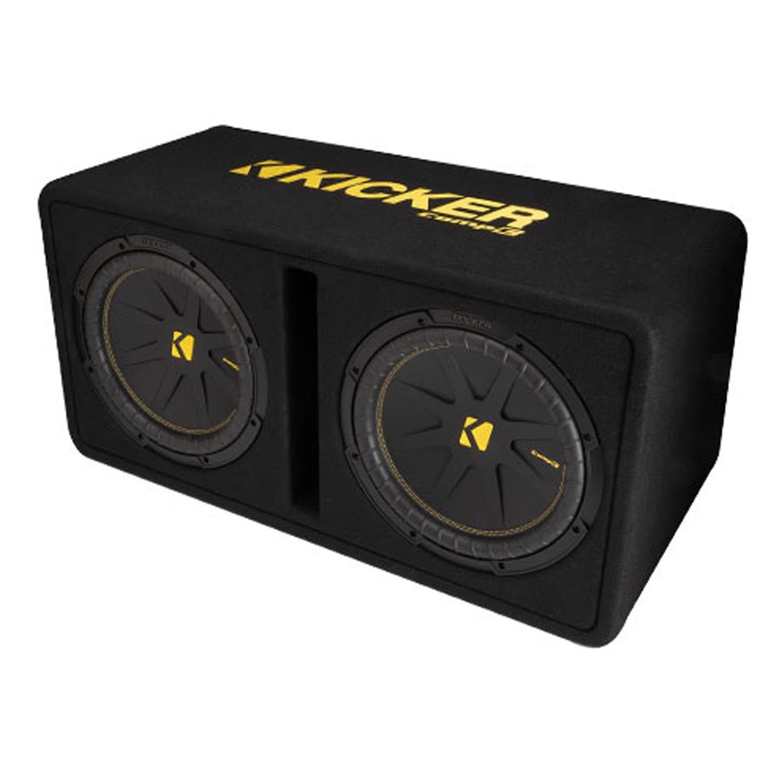 Kicker 50DCWC122 CompC 12" Dual Loaded Subwoofer Enclosure