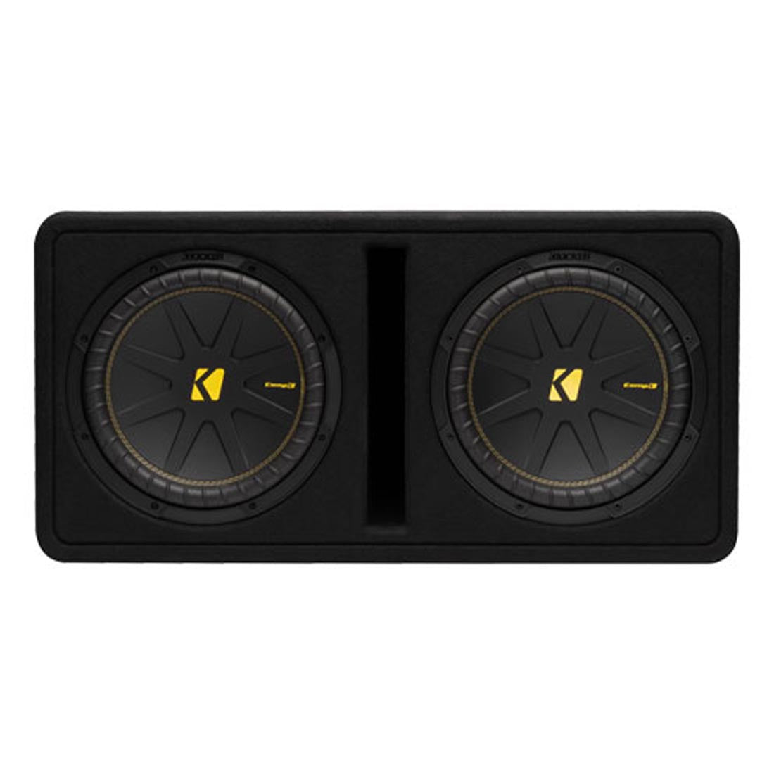 Kicker 50DCWC122 CompC 12" Dual Loaded Subwoofer Enclosure