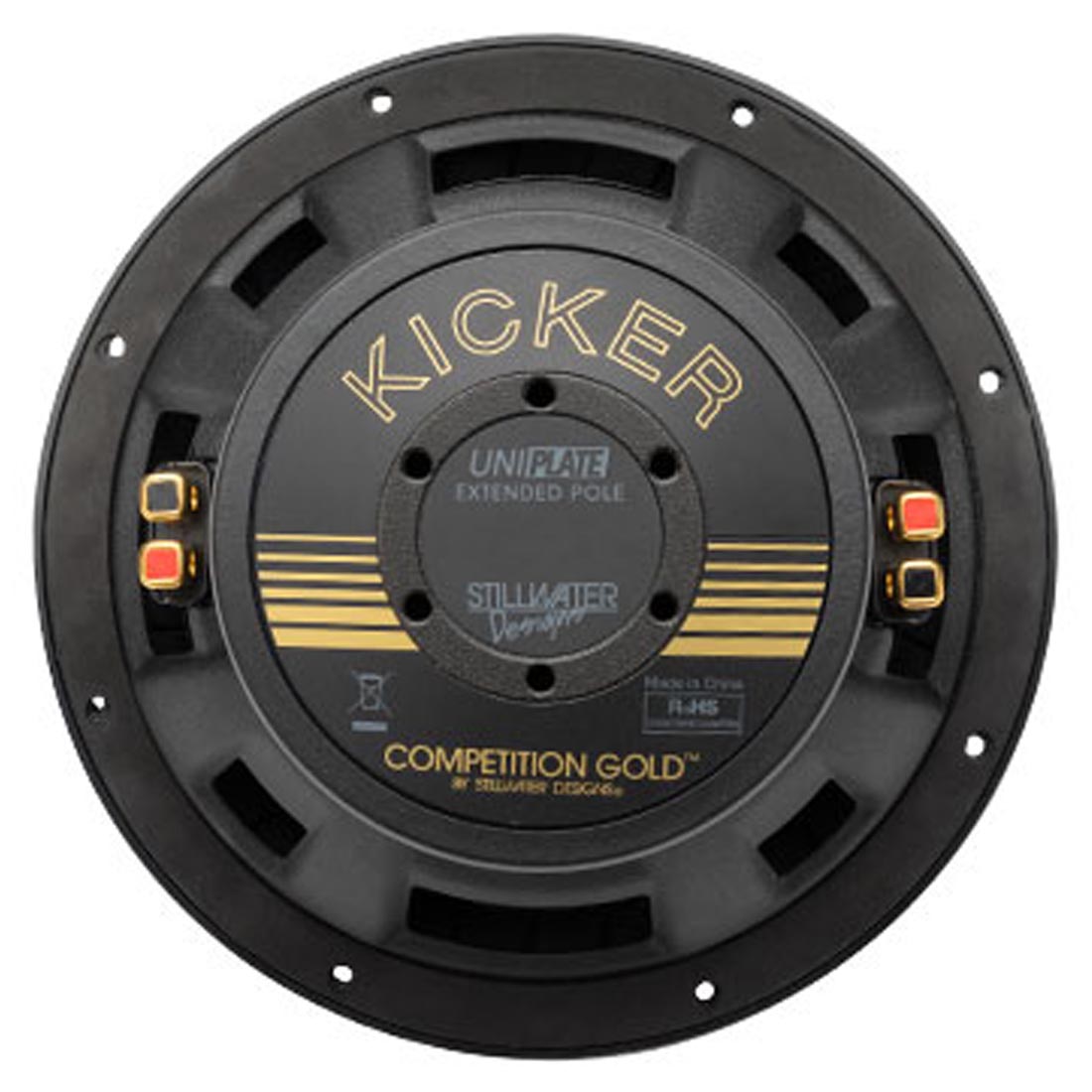 Kicker 50GOLD104 50th Anniversary 10" Competition Gold 4-Ohm Subwoofer