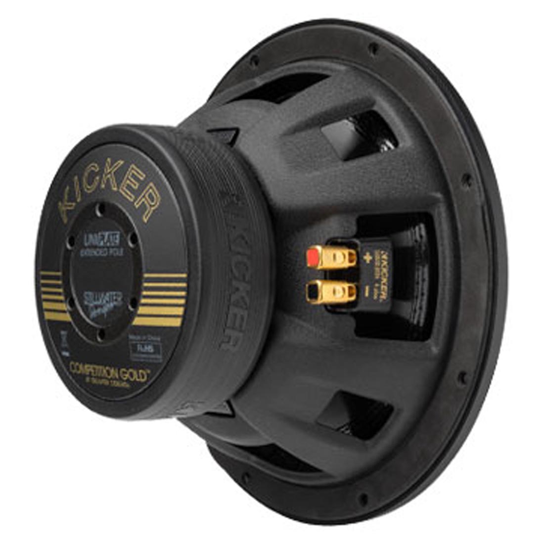 Kicker 50GOLD104 50th Anniversary 10" Competition Gold 4-Ohm Subwoofer