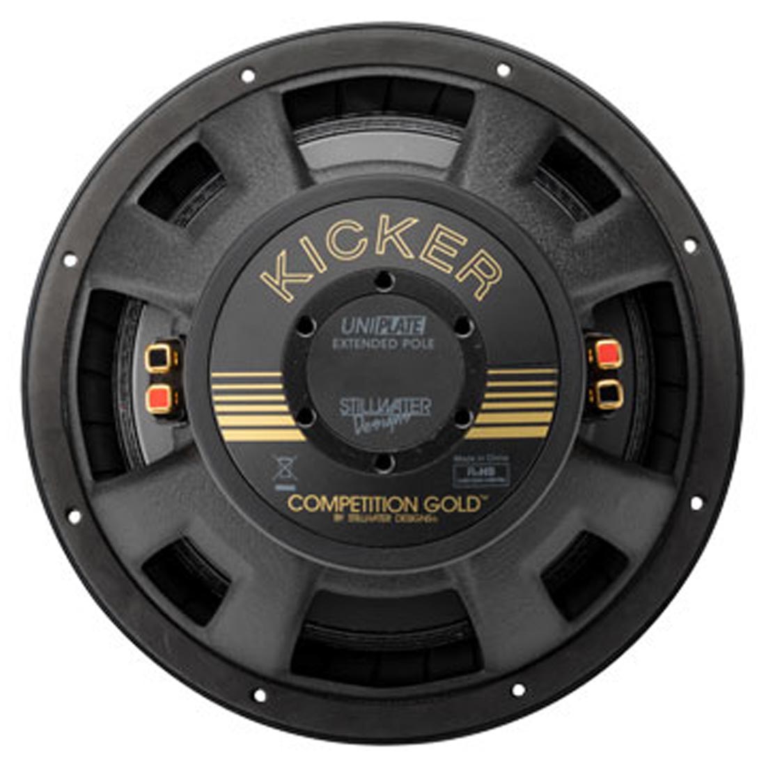 Kicker 50GOLD124 50th Anniversary 12" Competition Gold 4-Ohm Subwoofer