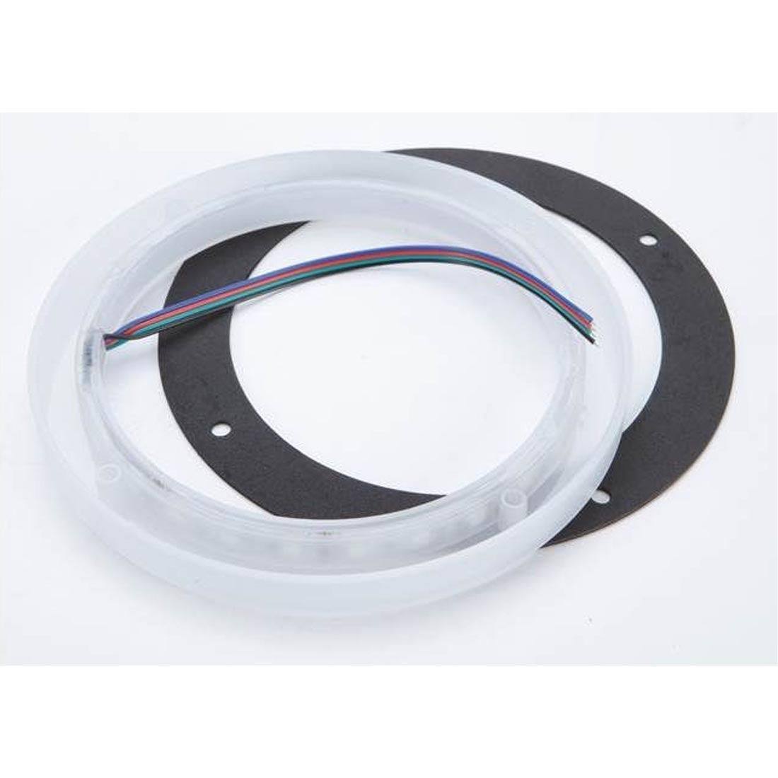 Kicker 50KLSR65 6.5" Weather Proof LED Light Marine Speaker Rings - Pair