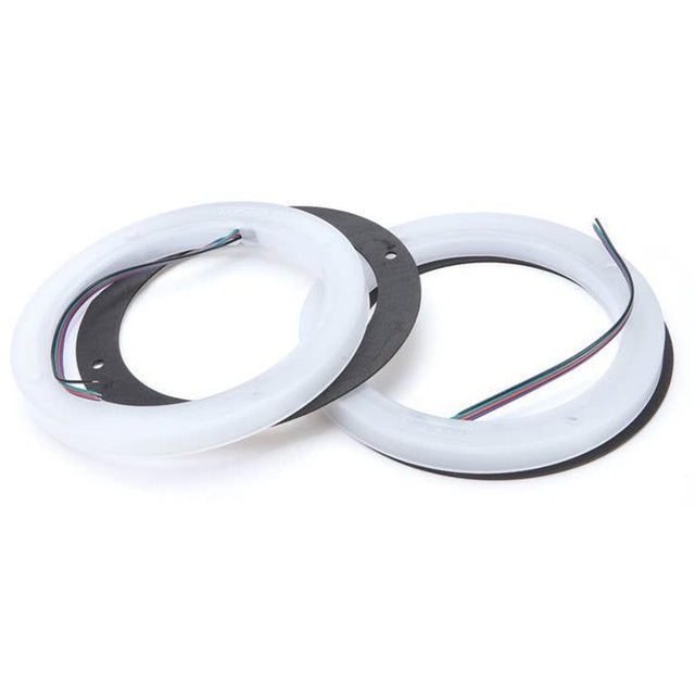 Kicker 50KLSR65 6.5" Weather Proof LED Light Marine Speaker Rings - Pair