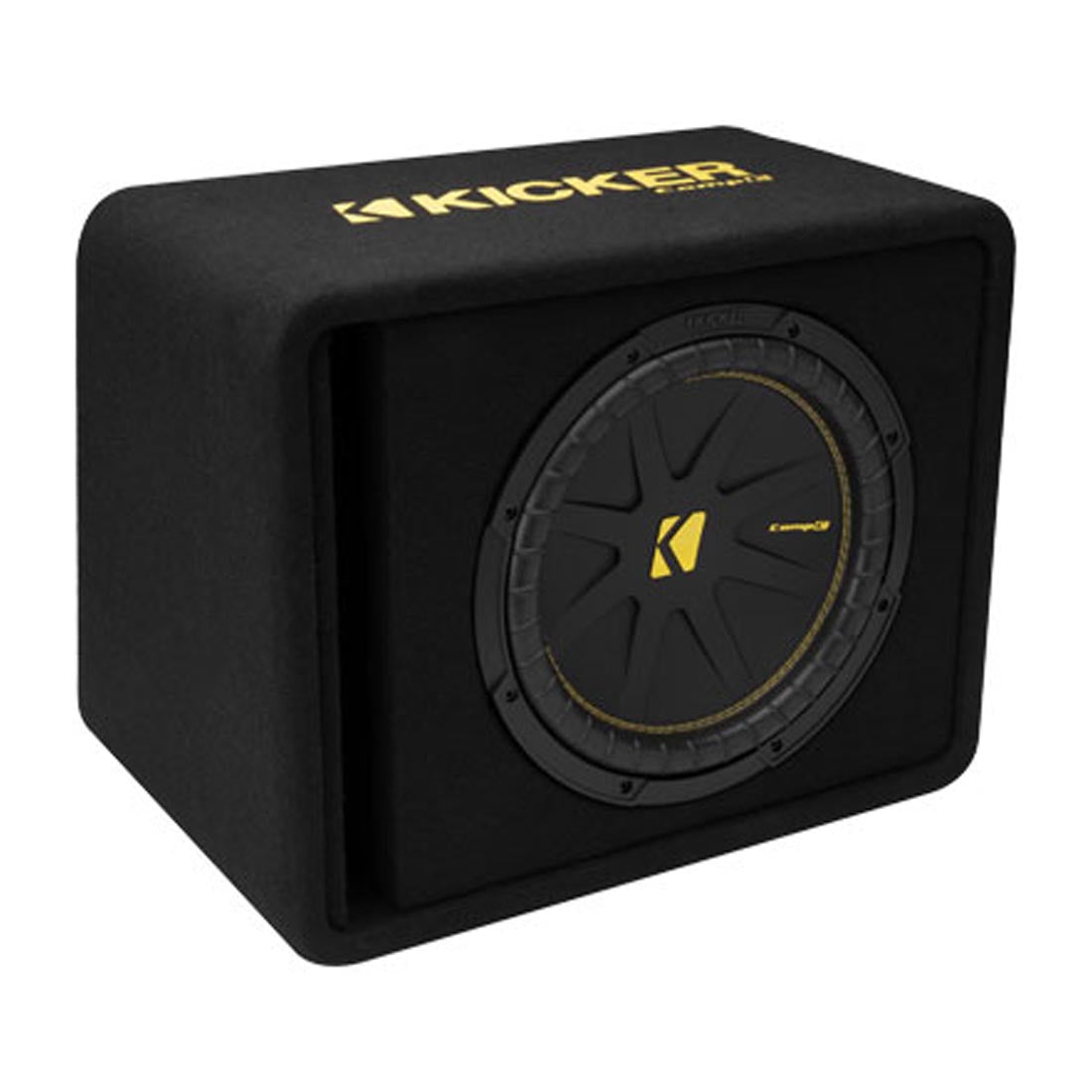 Kicker 50VCWC122 CompC Single 12" Loaded Subwoofer Enclosure