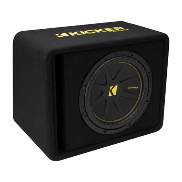 Kicker 50VCWC122 CompC Single 12" Loaded Subwoofer Enclosure