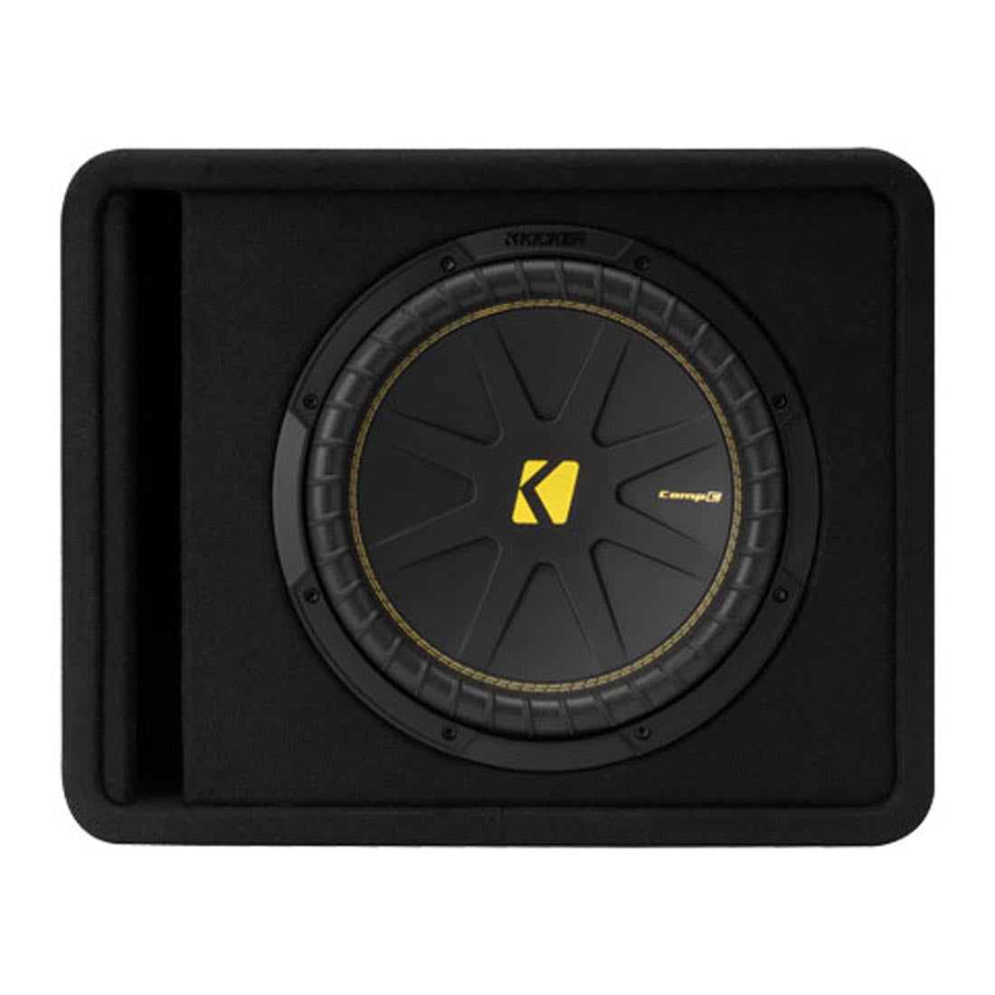 Kicker 50VCWC122 CompC Single 12" Loaded Subwoofer Enclosure