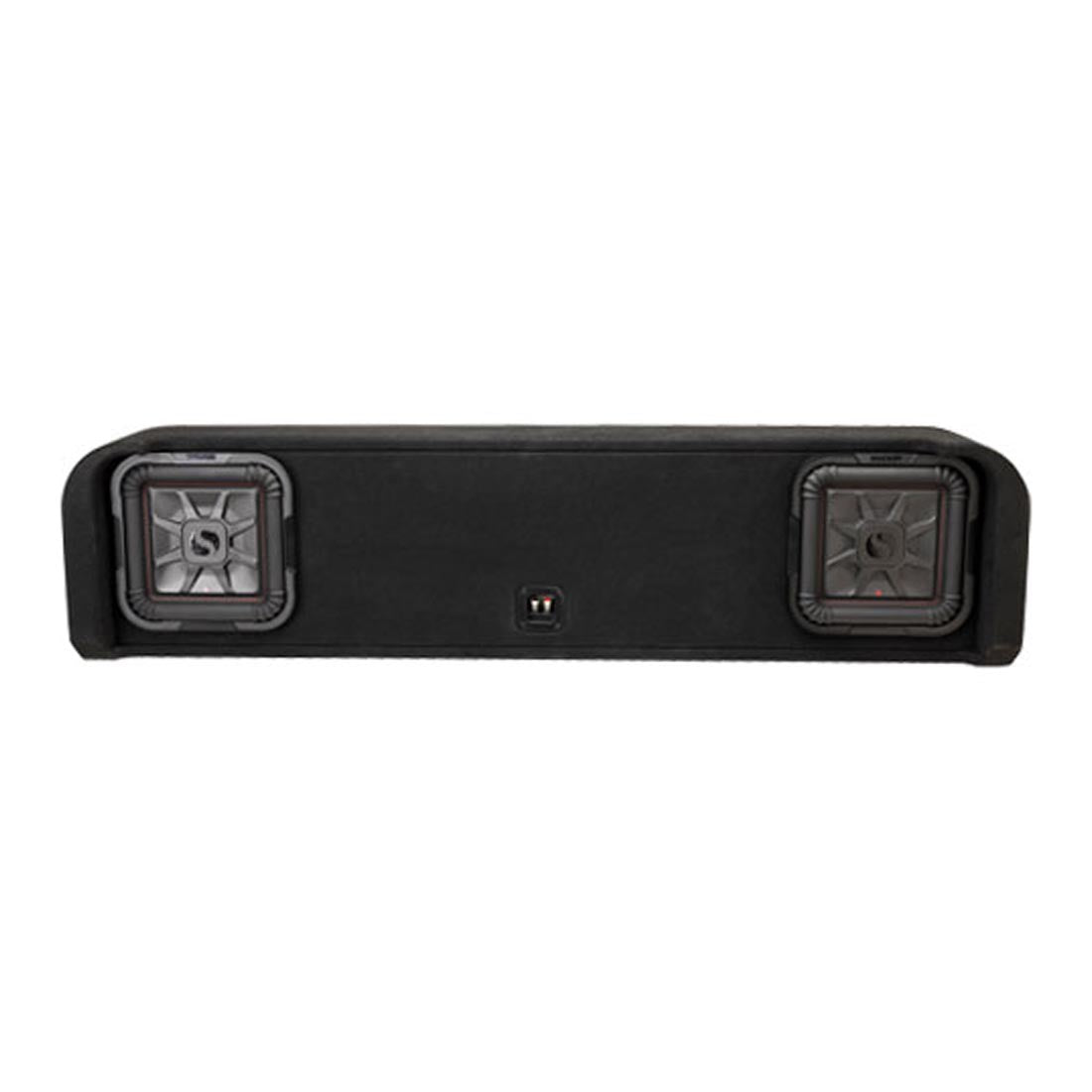 Kicker 51KFDL7T102 L7T Custom Fit 2-Ohm Dual 10" Down Firing Subwoofer Enclosure for Select Ford F-150 Vehicles