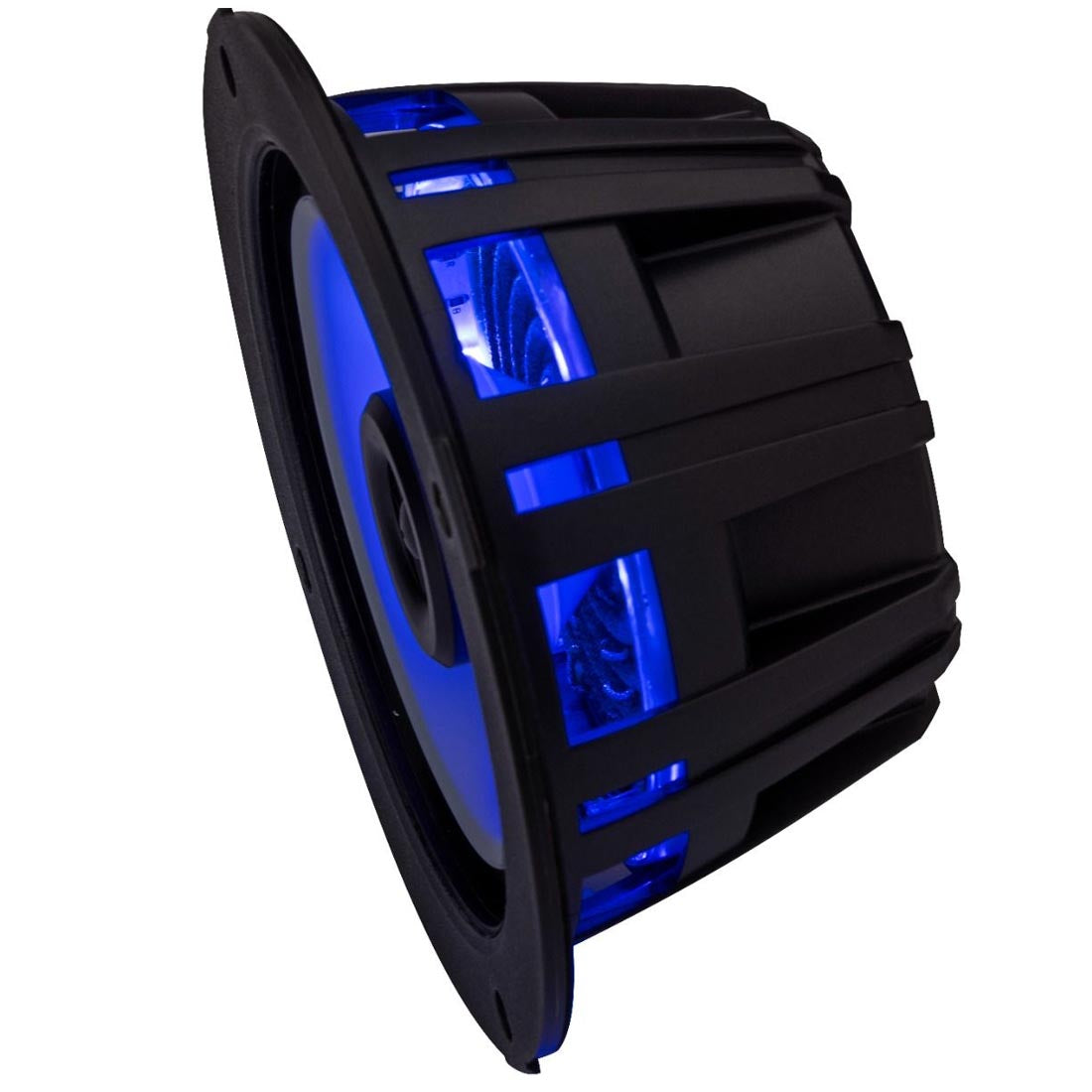 Kicker 51KM614FL 6.5" Shallow-Mount 4-Ohm RGB Coaxial Marine Speakers
